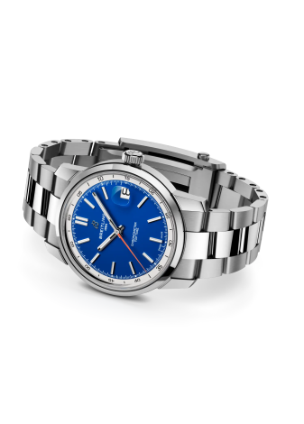 Breitling Top Time B31 38 mm blu bracciale acciaio AB3113A71C1A1