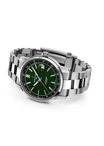 Breitling Top Time B31 38 mm AB3113171L1A1 verde bracciale acciaio