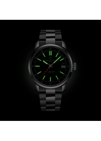 Breitling Top Time B31 38 mm AB3113171L1A1 verde bracciale acciaio