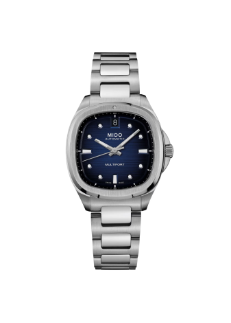 Mido Multifort Tv 35 quadrante blu M0493071104100
