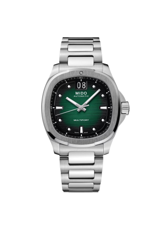 Mido Multifort Tv Big Date quadrante verde M0495261109100