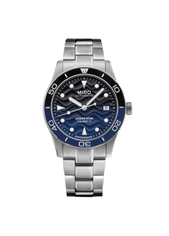 Mido Ocean Star 39 mm quadrante blu M0269071104100