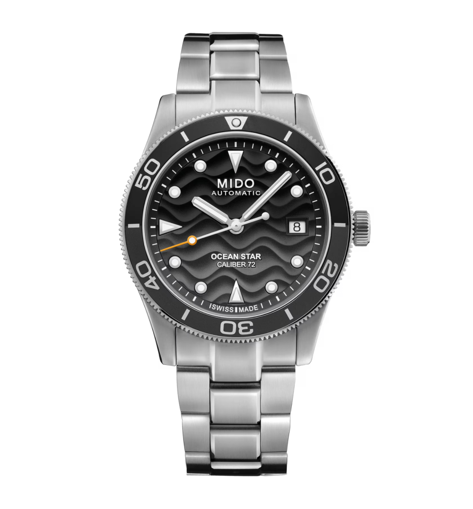 Mido Ocean Star 39 mm quadrante nero M0269071106100