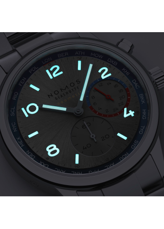 Nomos Club Sport neomatik ore nel mondo grigio 40 791