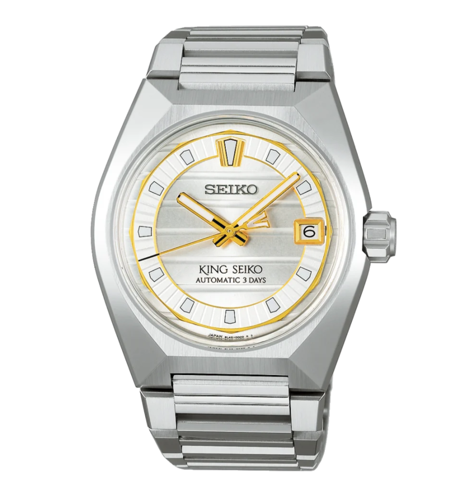 Seiko King Seiko Automatico 3 sfere data 41 SLA087J1
