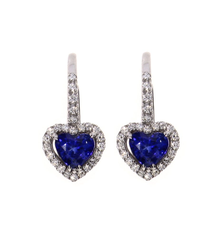 Damiani Orecchini Forme con diamanti e zaffiri
