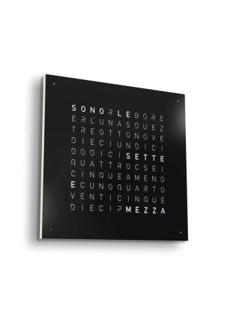 QLOCKTWO Earth 45 BLACK PEPPER