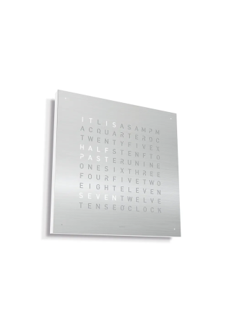 QLOCKTWO Earth 45 STAINLESS STEEL