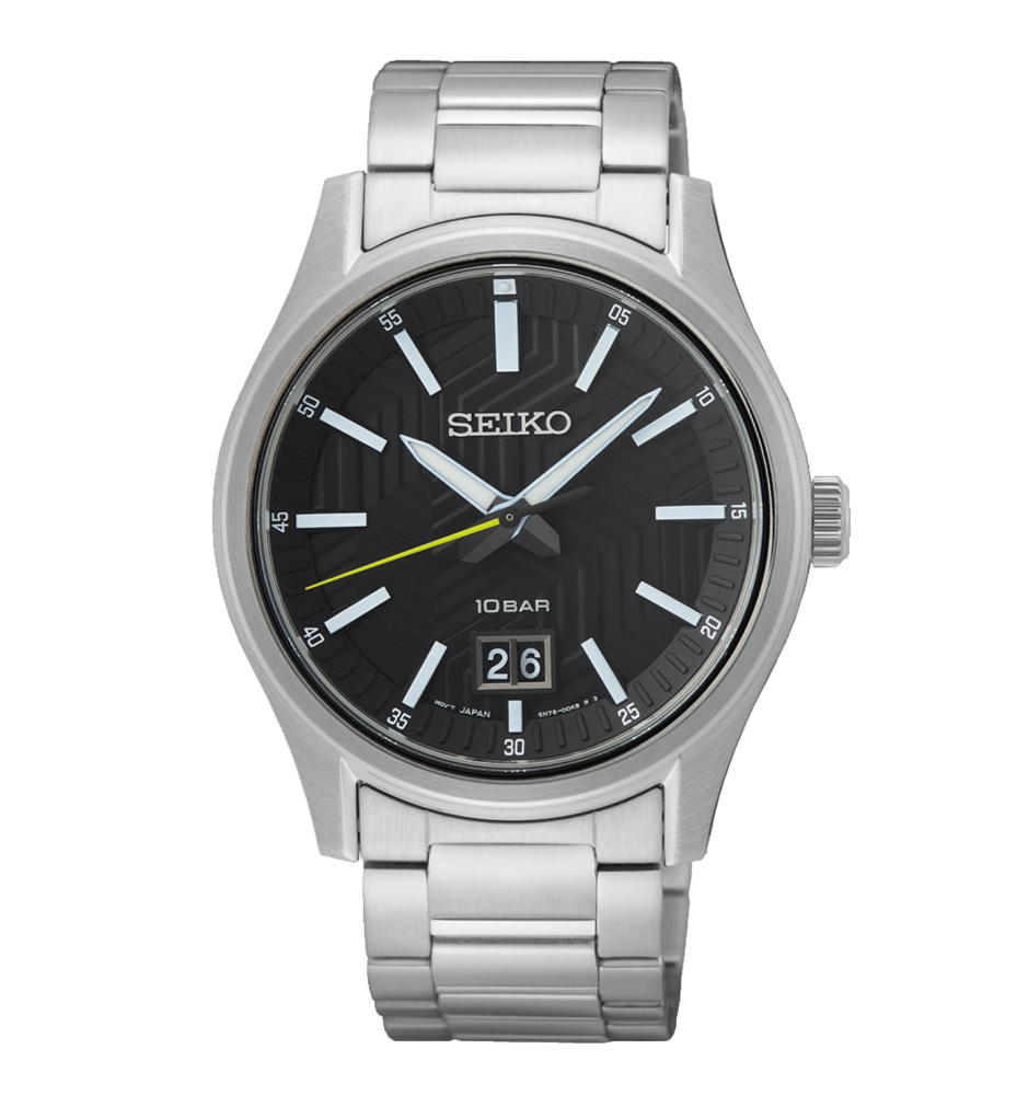 Seiko Orologio SPORT Quarzo 3 sfere Gran data 39.5 SUR535P1