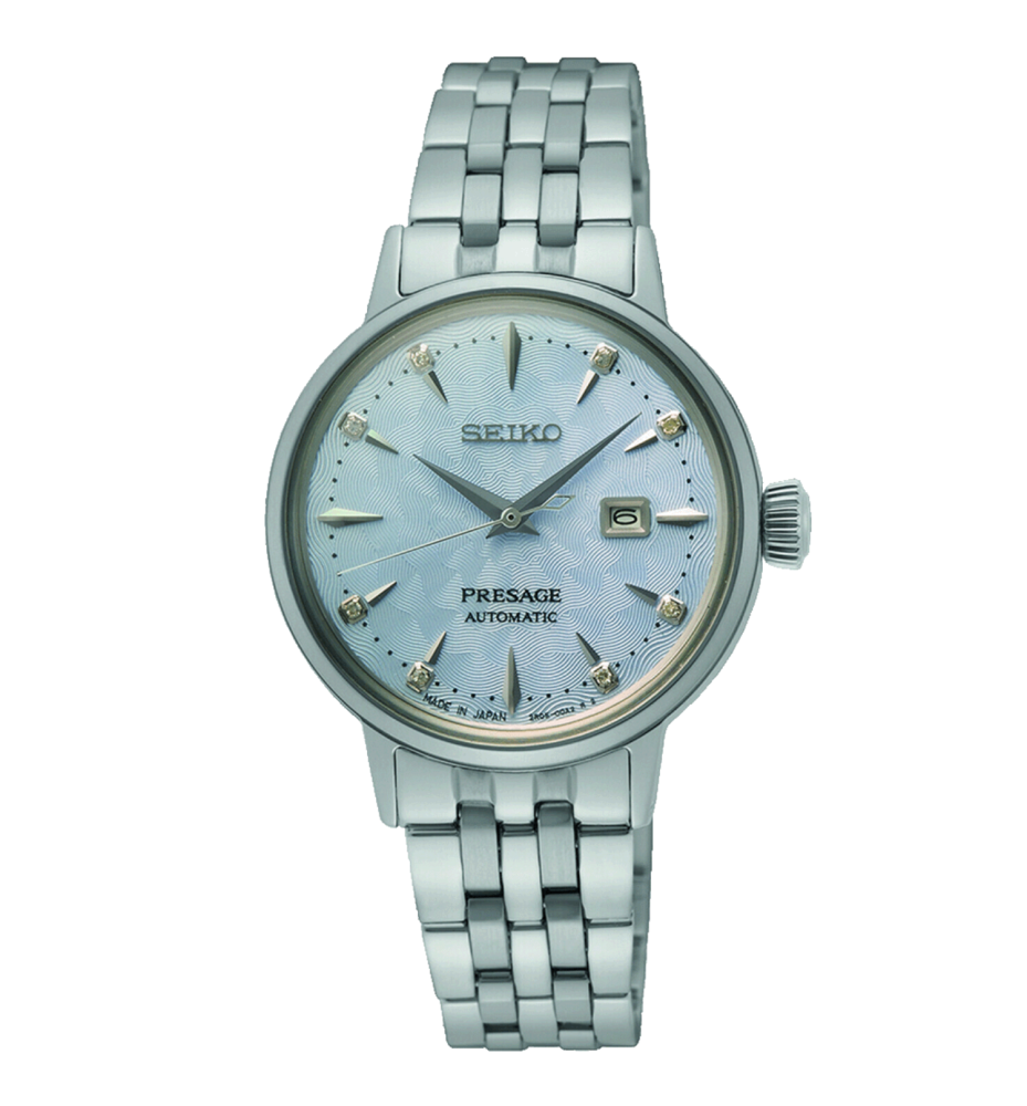 Seiko Orologio PRESAGE Cocktail Automatico 3 sfere data 30 SRE007J1