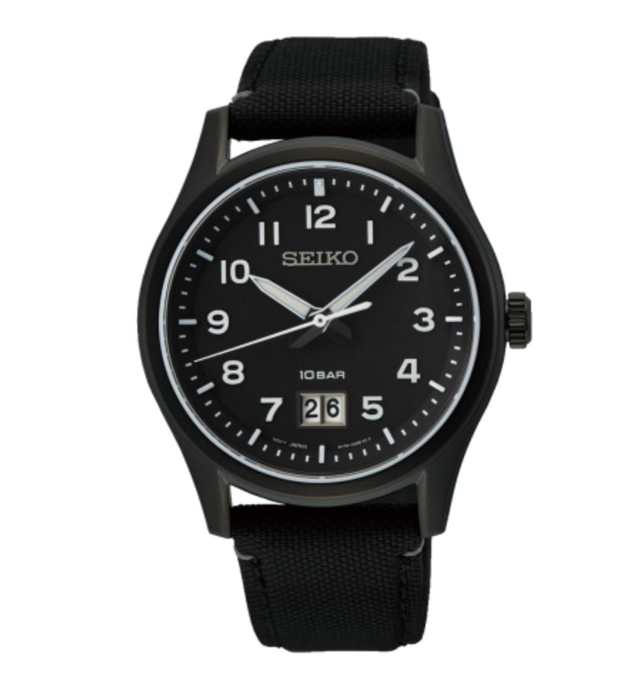 Seiko Orologio SPORT Quarzo 3 sfere data 39.5 SUR571P1