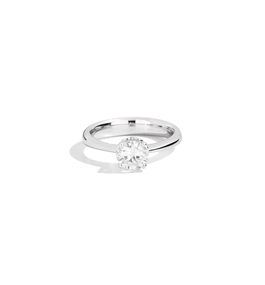 Recarlo Anello in Oro bianco Diamante 0.15 ct mis 13 R01SO730/015
