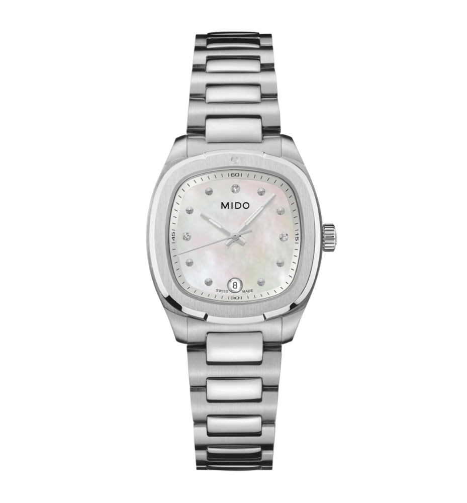 MIDO Multifort TV 28 Quartz Madreperla e Diamanti M049.110.11.116.00