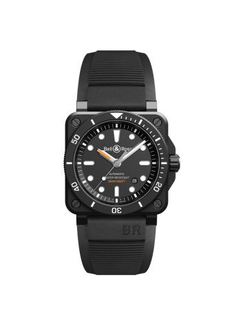 Orologio Br 03 92 Diver Black Matte 42 mm BELL&ROSS BR0392-D-BL-CE/SRB