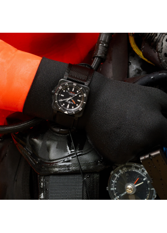 Orologio Br 03 92 Diver Black Matte 42 mm BELL&ROSS BR0392-D-BL-CE/SRB