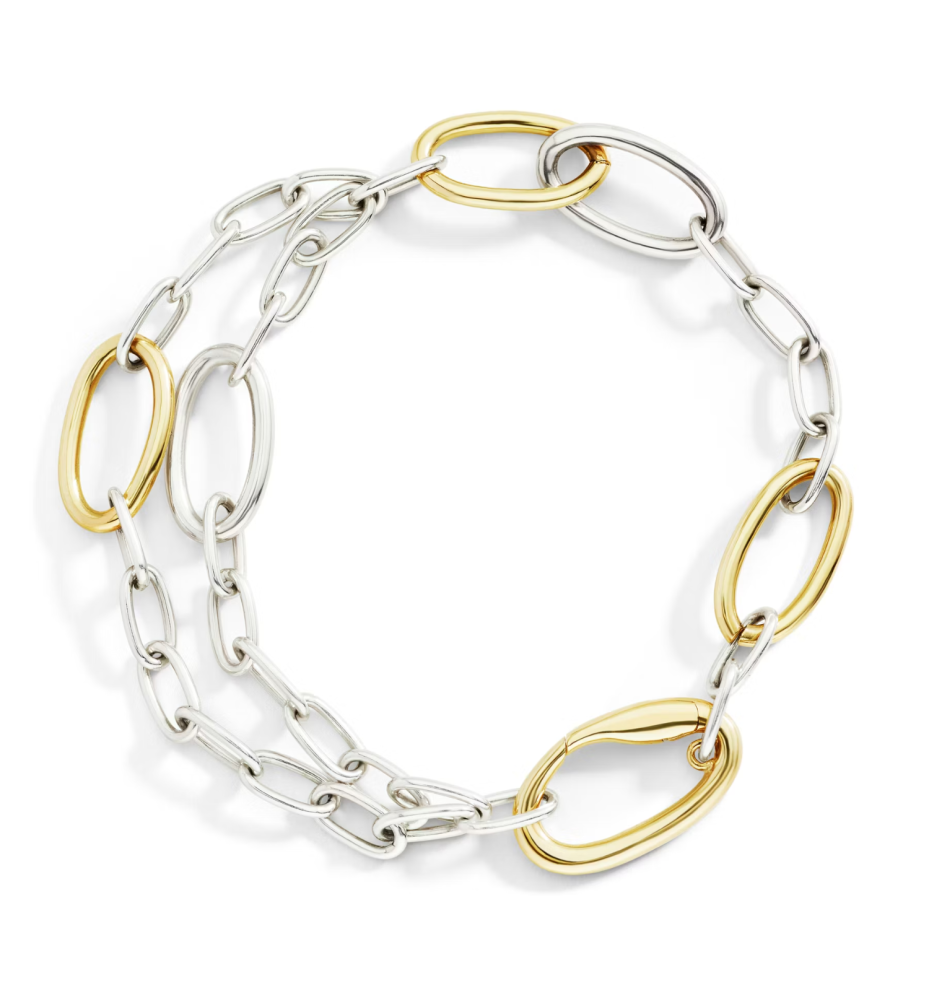 DoDo - Bracciale Essentials Argento e Argento Dorato