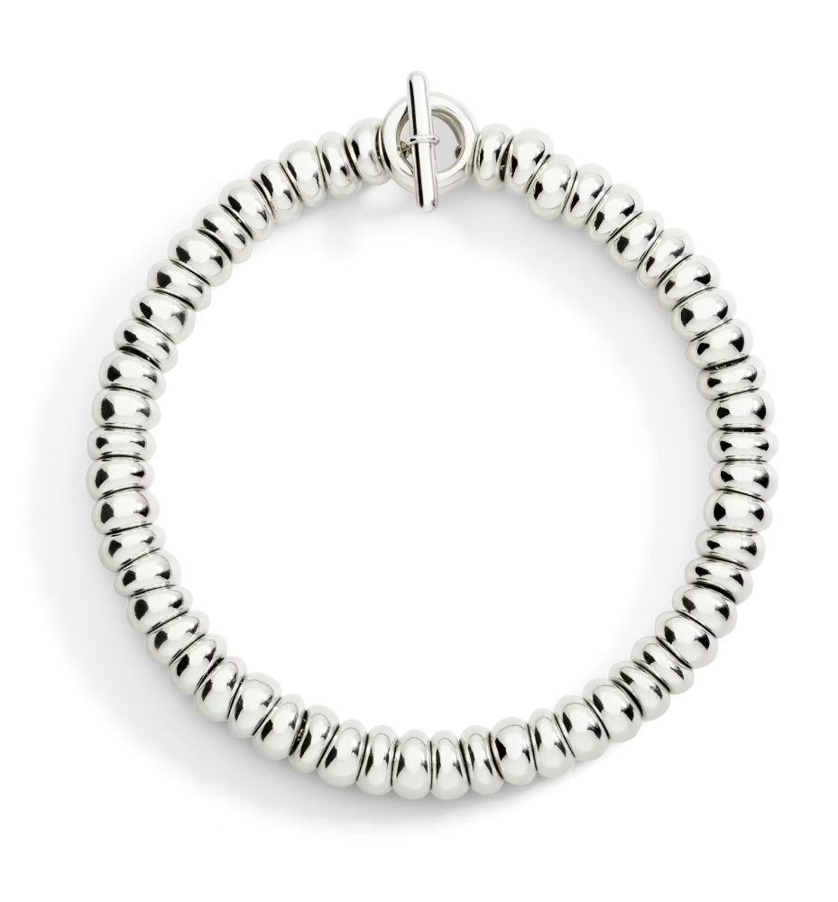 DoDo - Bracciale Rondelle Bold Argento
