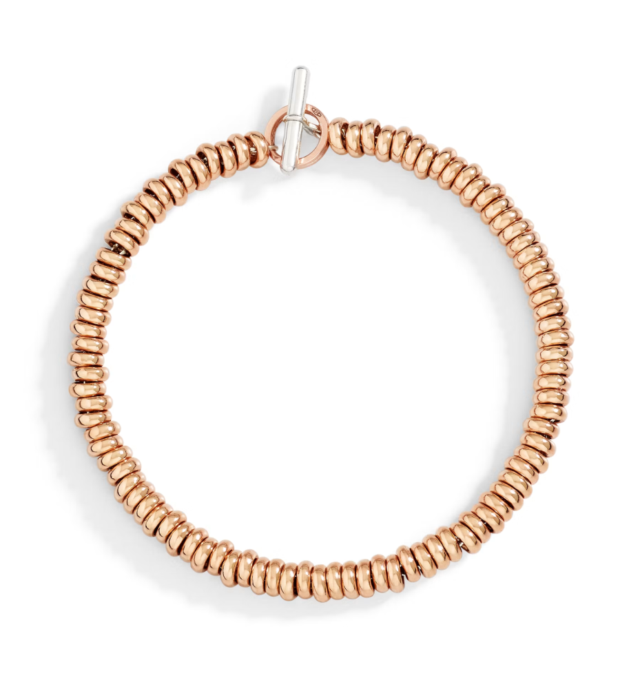 DoDo - Bracciale Rondelle Oro Rosa