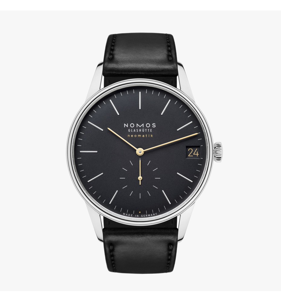 Nomos Orion Neomatik 41 datario new black Ref. 366