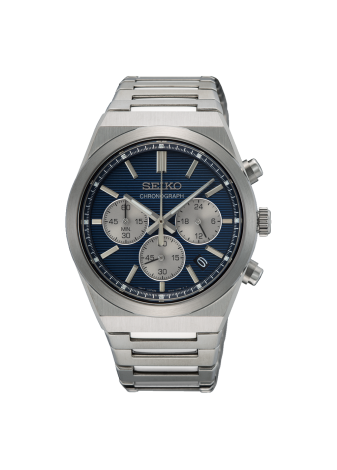 Seiko Sport Quartz Chrono 1970 quadrante blu SSB453P1