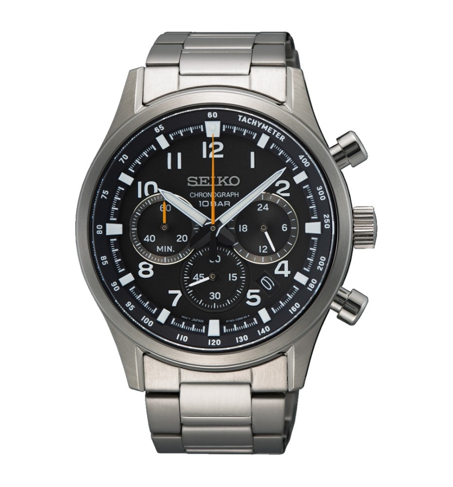 Seiko Sport Qurazo Chrono quadrante nero SSB447P1
