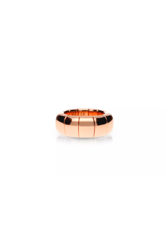 Anello Demeglio Aura Pura grande Ceramica dorata rosa