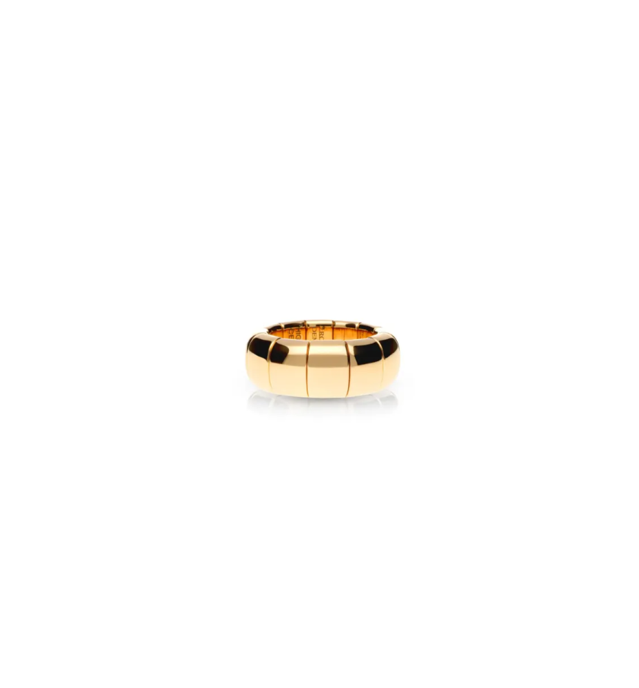Anello Demeglio Aura Pura Grande Ceramica dorata gialla Anello Demeglio Aura Pura Grande Ceramica dorata gialla