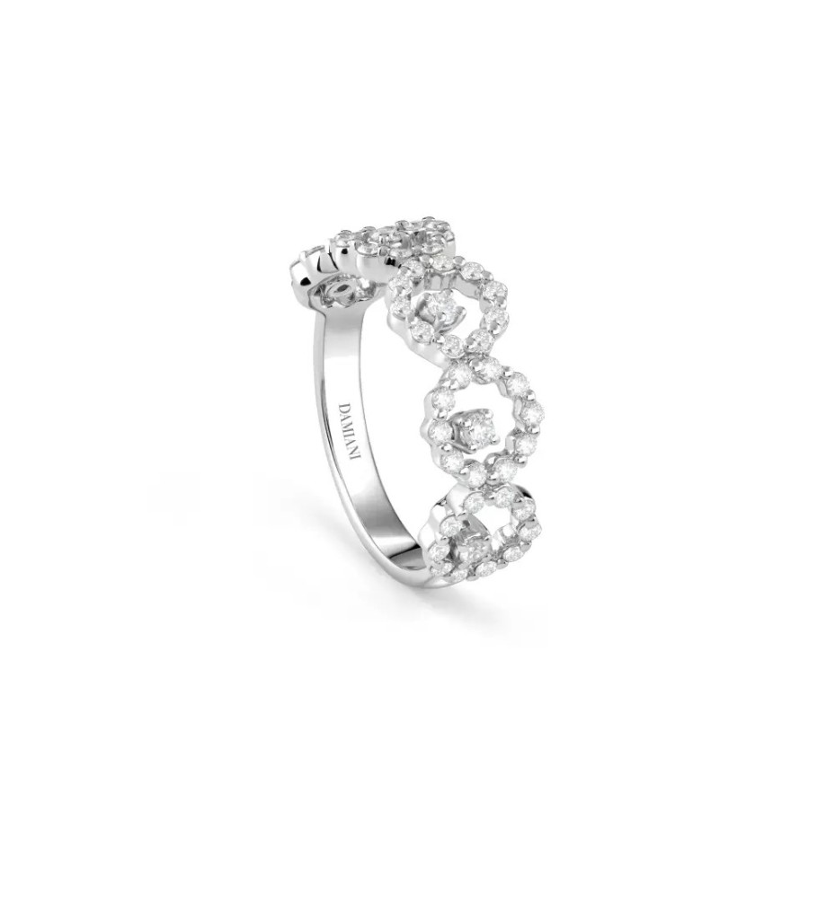 Anello Juliette in oro bianco con diamanti