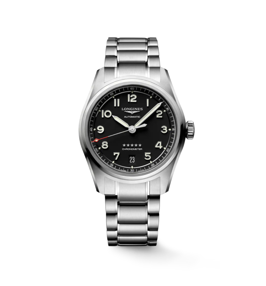 Longines Spirit 37 mm quadrante nero L34104536
