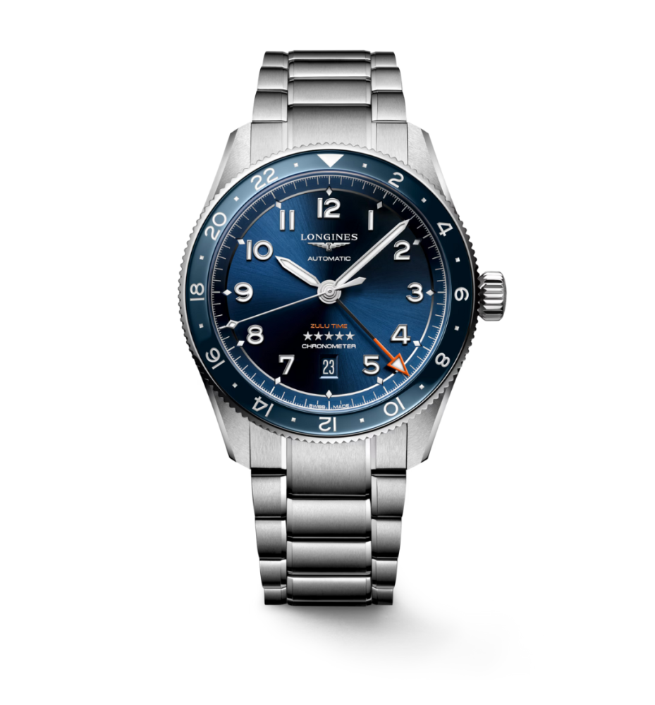 Longines Spirit Zulu Time 42 mm blu L38124936 Longines Spirit Zulu Time 42 mm blu L38124936