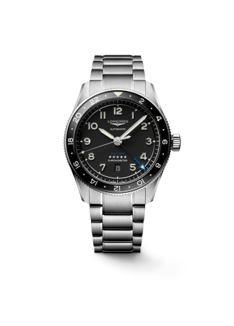 Longines Spirit Zuli Time 42 mm nero L38124536