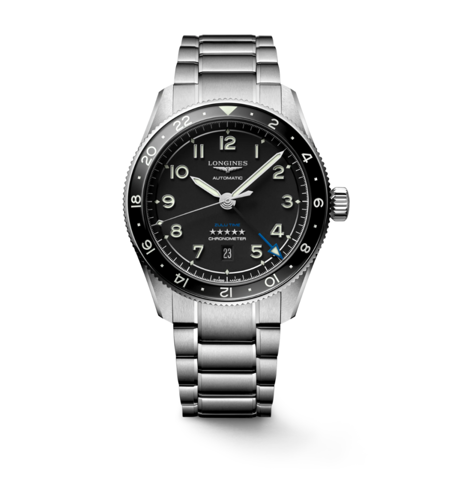 Longines Spirit Zuli Time 42 mm nero L38124536 Longines Spirit Zuli Time 42 mm nero L38124536