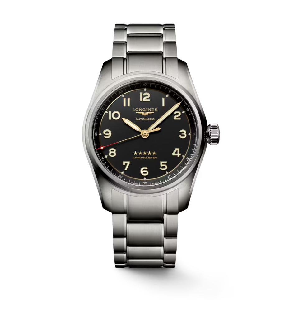 Longines Spirit 40 mm quadrante nero L38101536