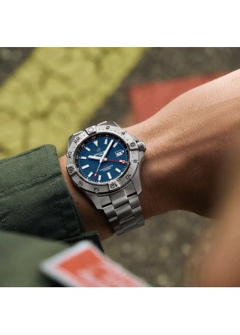 Breitling Avenger Automatic GMT 44 quadrante blu A32320101C1A1