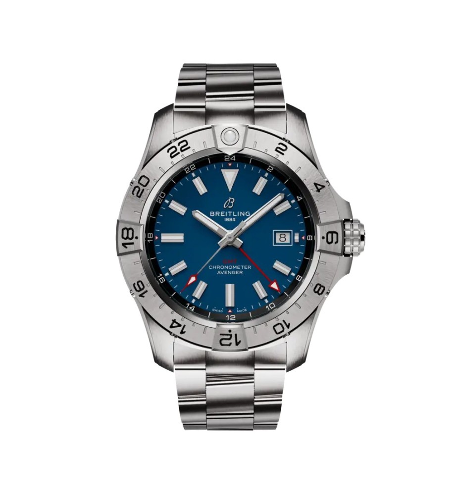 Breitling Avenger Automatic GMT 44 quadrante blu A32320101C1A1