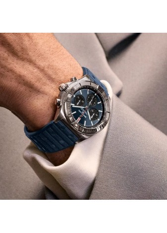 Breitling Chronomat B01 42 bracciale caucciù AB0134101C1S1