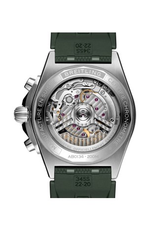 Breitling Chronomat B01 42 bracciale caucciù AB0134101L2S1