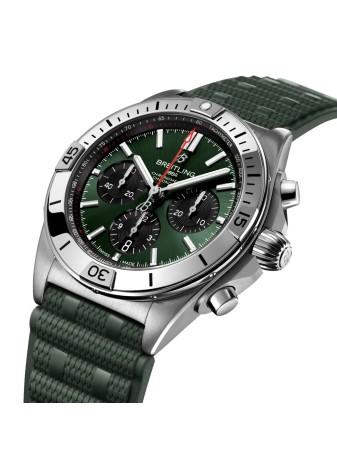 Breitling Chronomat B01 42 bracciale caucciù AB0134101L2S1