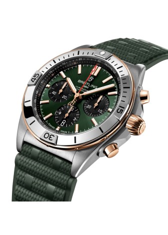 Breitling Chronomat B01 42 bracciale caucciù UB0134131L1S1