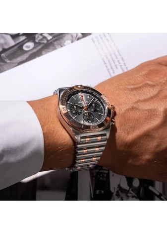 Breitling Chronomat B01 42 bracciale acciaio e oro UB0134101B1U1