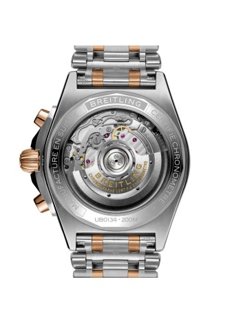 Breitling Chronomat B01 42 bracciale acciaio e oro UB0134101B1U1