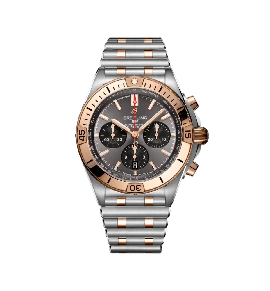 Breitling Chronomat B01 42 bracciale acciaio e oro UB0134101B1U1 Breitling Chronomat B01 42 bracciale acciaio e oro UB0134101B1U1