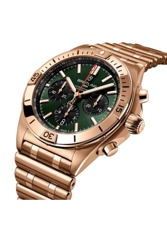 Breitling Chronomat B01 42 cassa e bracciale in oro RB0134101L1R1