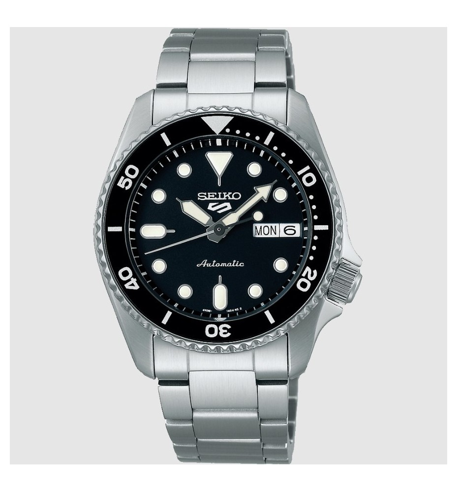 Seiko 5 Sport Automatico quadrante nero 38 mm SRPK29K1 Seiko 5 Sport Automatico quadrante nero 38 mm SRPK29K1