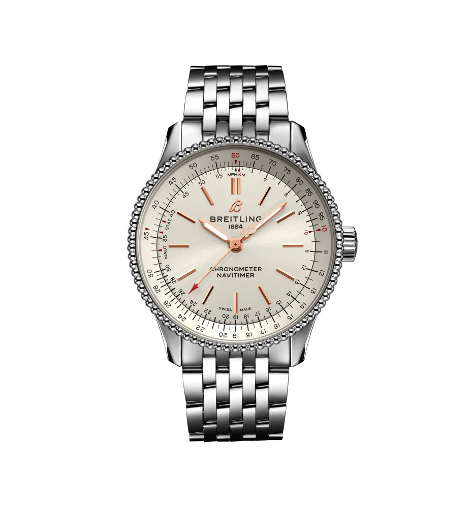 Breitling Navitimer Automatic 35 mm cinturino acciaio A17395F41G1A1