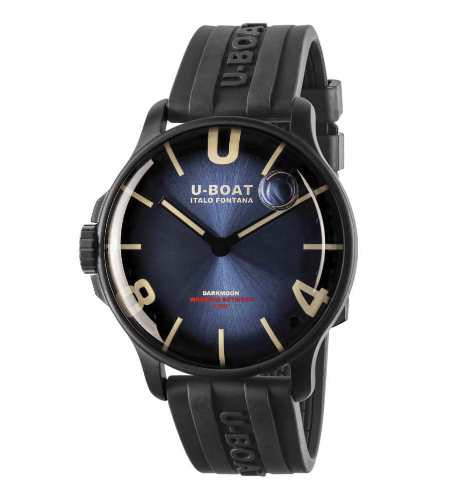 Orologio U-Boat Darkmoon 46.5 mm Blue pvd Soleil 8700/E Orologio U-Boat Darkmoon 46.5 mm Blue pvd Soleil 8700/E