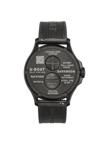 Orologio U-Boat Darkmoon 46.5 mm Blue pvd Soleil 8700/E