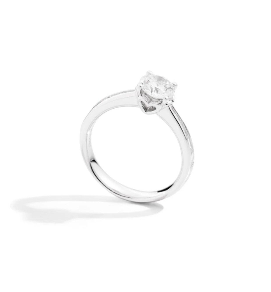 Solitario Recarlo ANNIVERSARY R01SO001 | Oro Bianco – Ferrara Gioielli