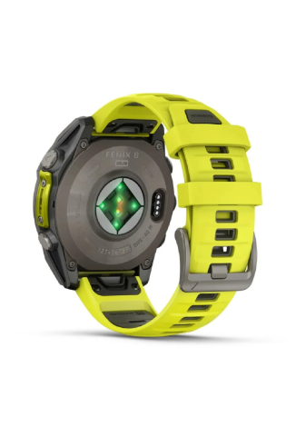 Garmin Fenix8 Solar Titanio Giallo 47 010-02906-21
