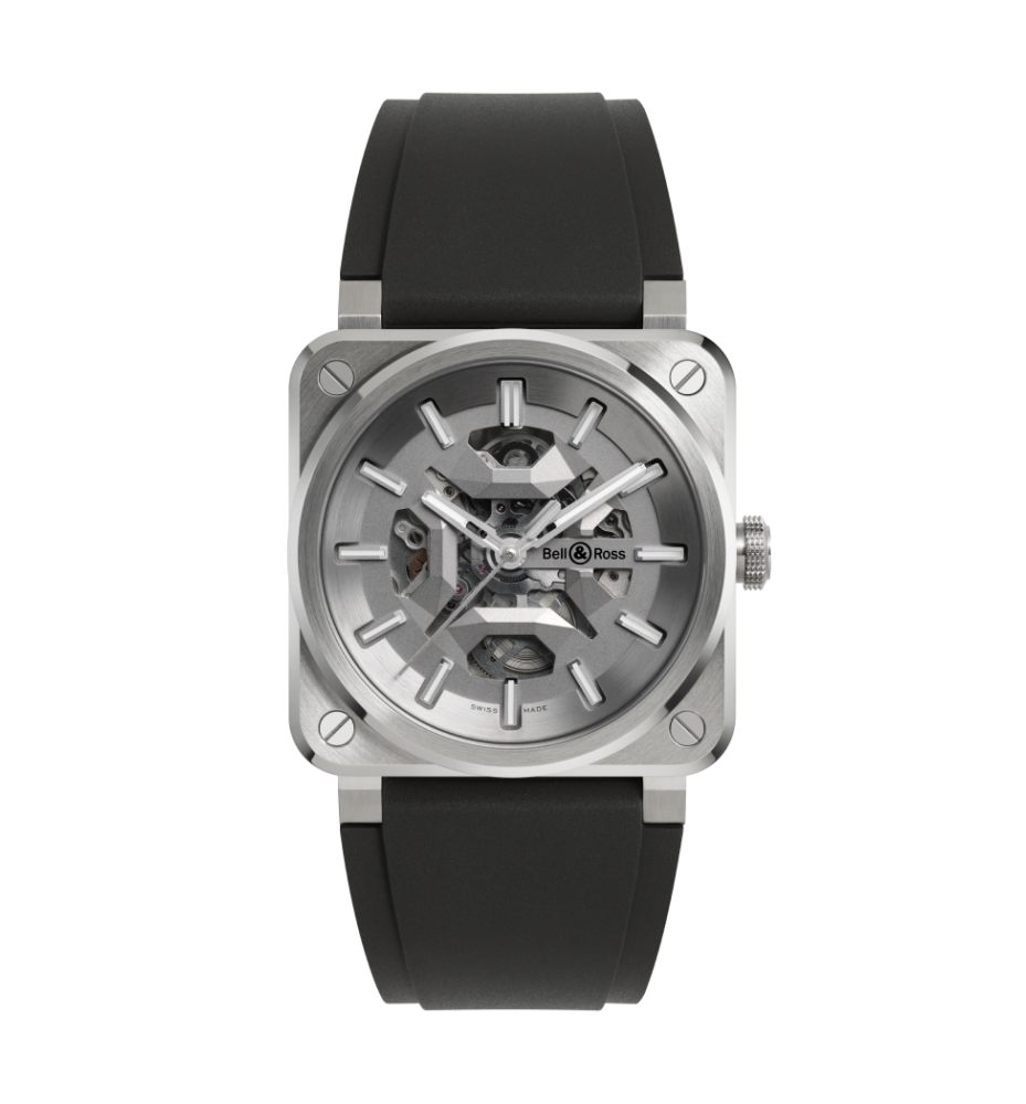 BR-03 Skeleton Grey Steel 250 esemplari BR03A-GR-SKST/SRB